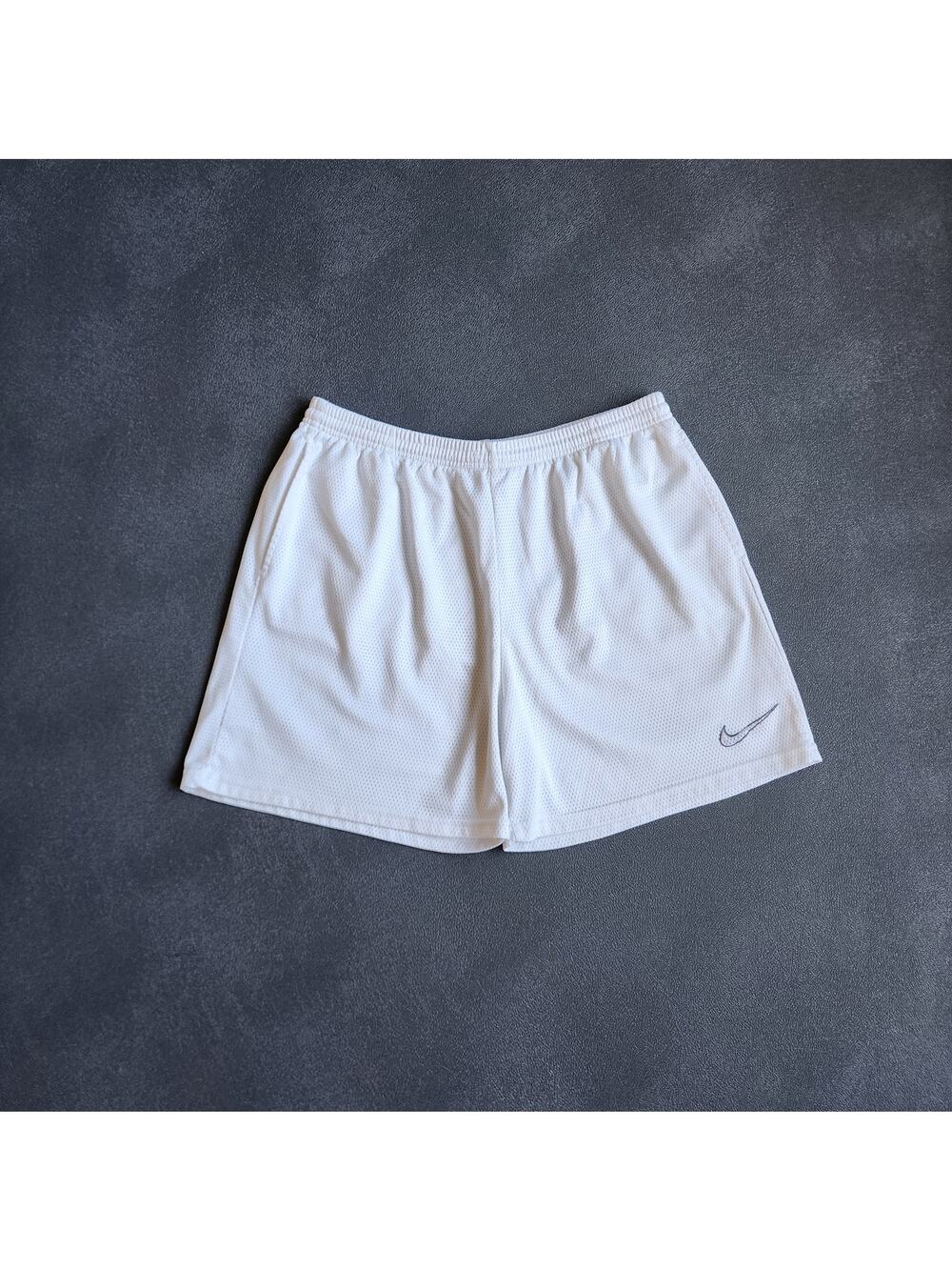 Vintage 90's Nike White Mesh Activewear Shorts XXL